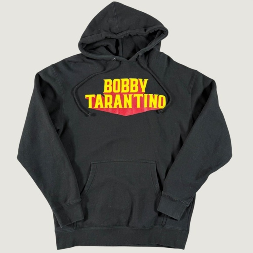Logic Bobby‎ Tarantino Hoodie Mens Medium Black Rap Tour Merch Sweatshirt